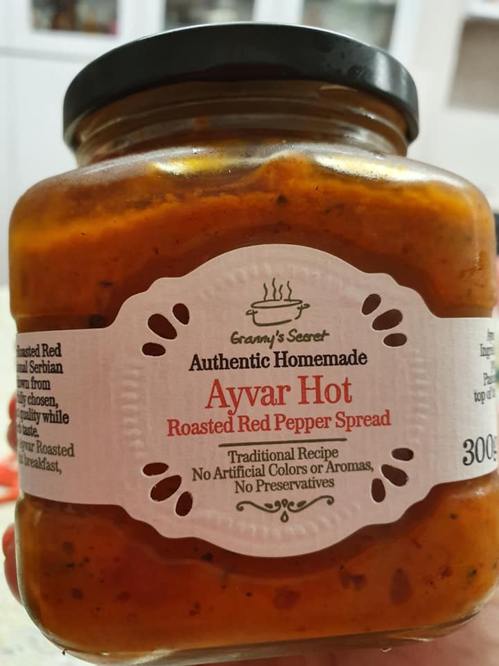 Ayvar Hot Roasted Red Pepper Spread