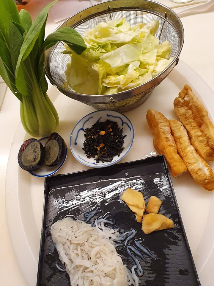 Ingredients for Dual Rice Porridge