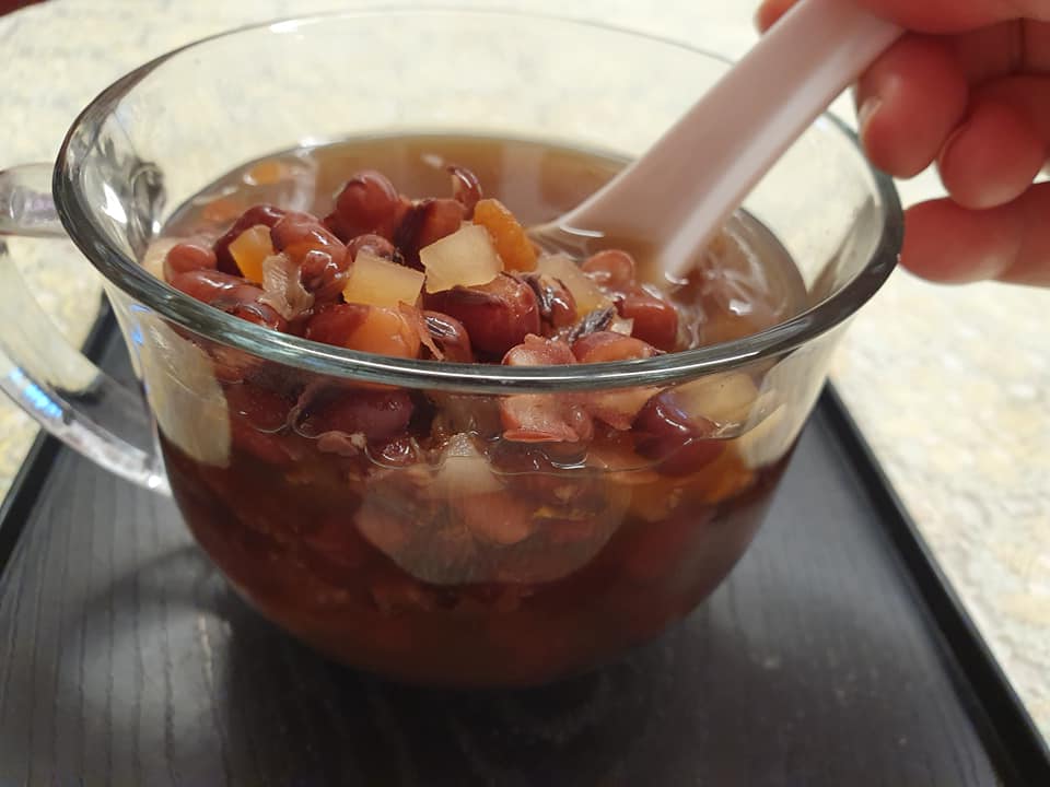 Red Bean Sweet Soup with Mixed Candied Dried Fruits