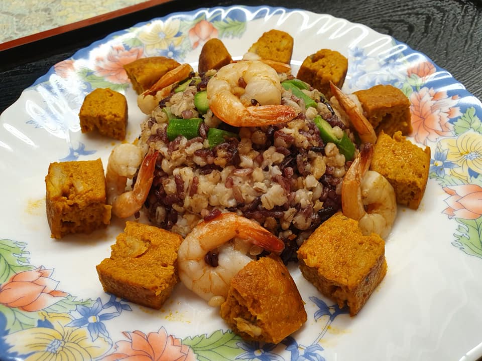 3 Kinds Rice Barley Grain With Fish Otak Otak Catherina Hosoi