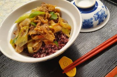 Shiro-Negi Niku Don (Japanese Leek & Beef on rice)