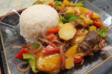 Wagyu Beef with Potatoes, Onions & Traffic Light Capsicums in Teriyaki flavour