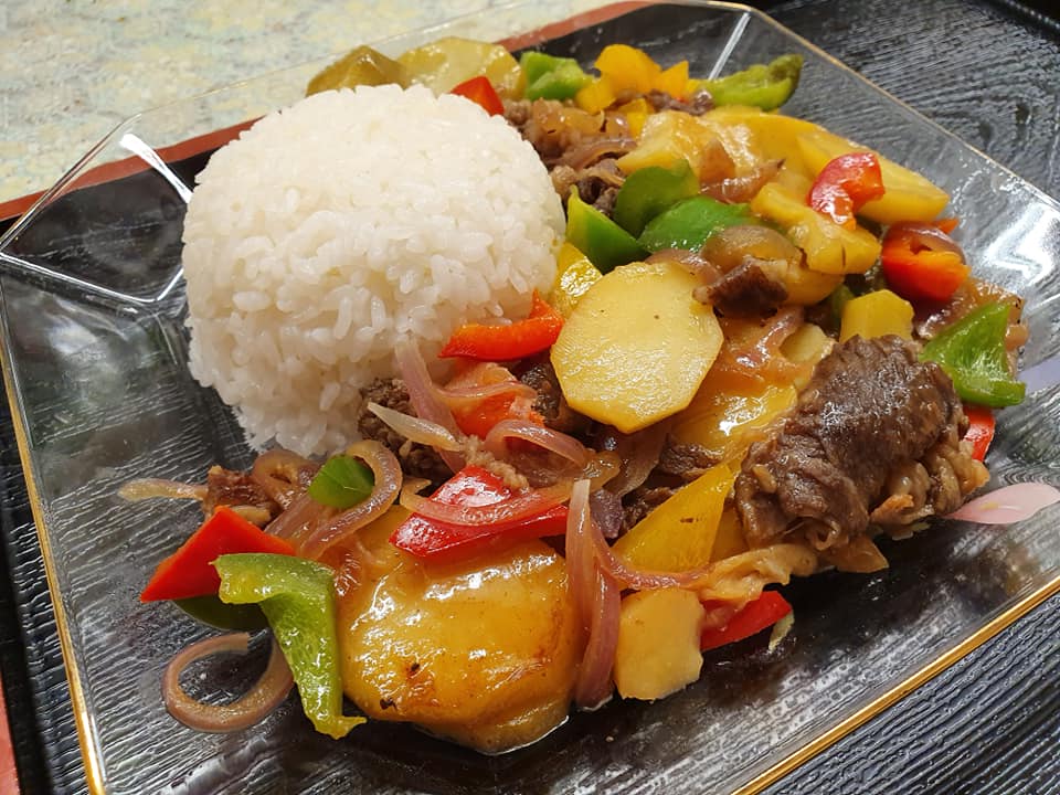 Wagyu Beef with Potatoes, Onions & Traffic Light Capsicums in Teriyaki flavour