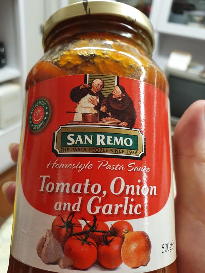 SAN REMO Brand Homestyle Pasta Sauce with Tomato, Onion & Garlic (500ml bottle)