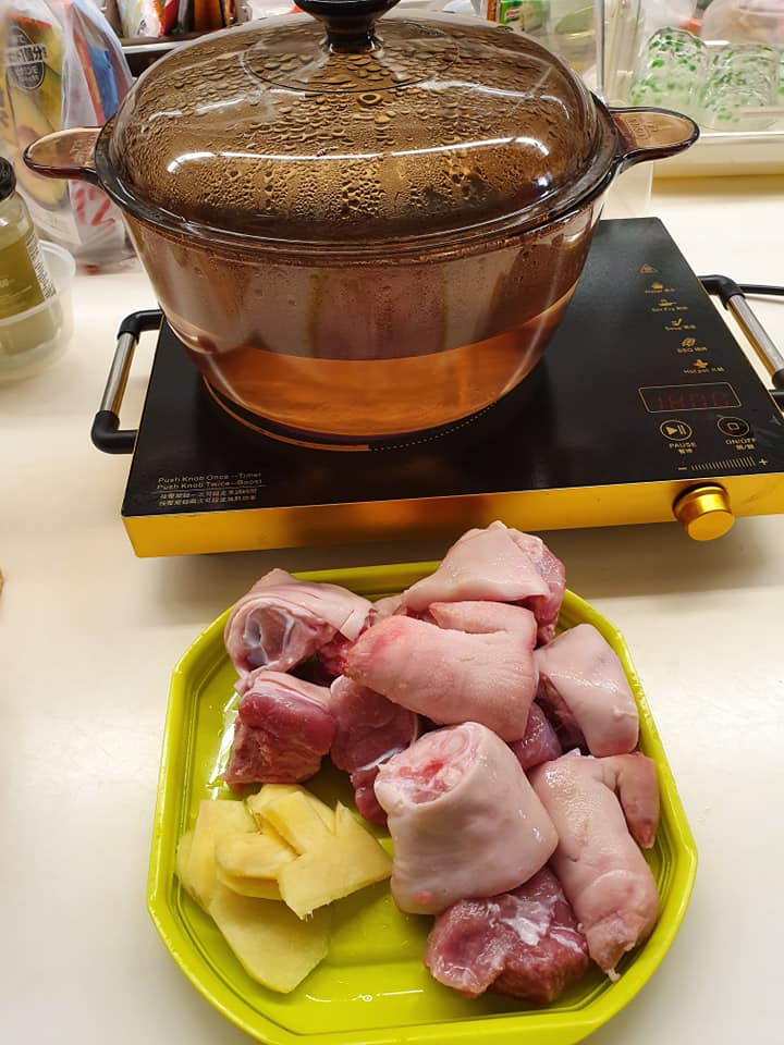 Ingredients for Bai Yun Zhu Shou