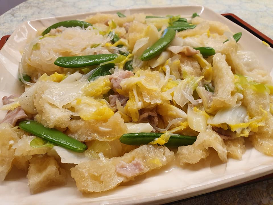 Fried Fish Maw with Japanese Shirataki Noodle