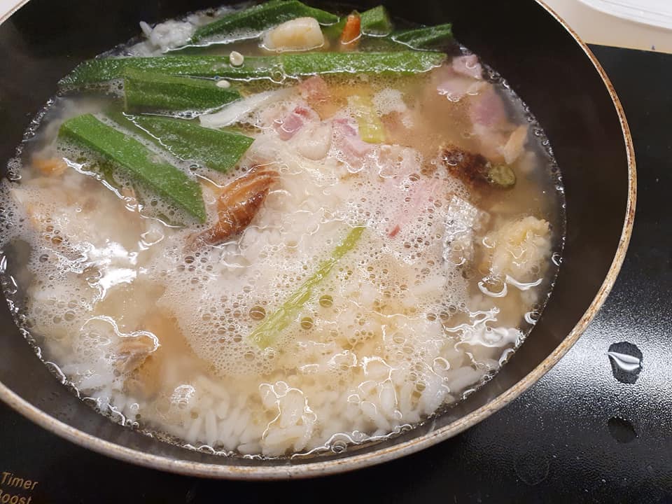 Japanese Ojiya in cooking