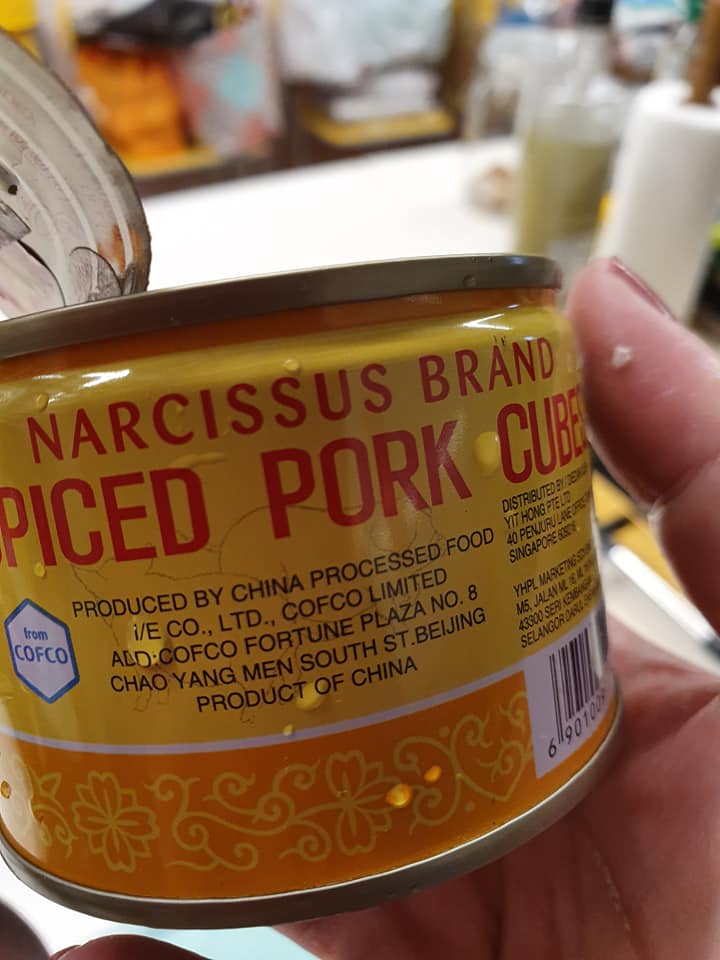 Narcissus Brand Spiced Pork Cubes