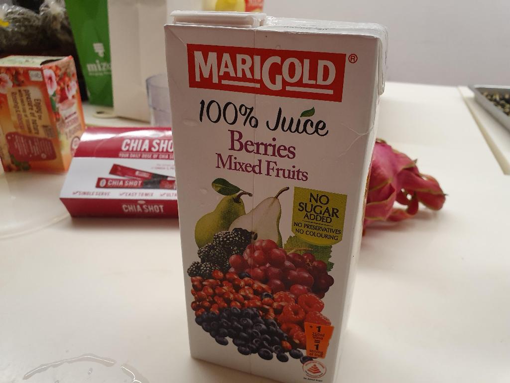 Marigold 100% Berries Mixed Fruits with no Sugar