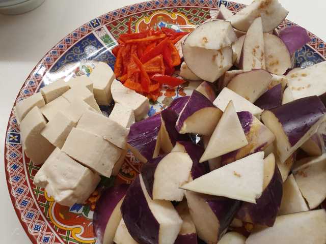 Ingredients for Meatless Japanese Curry Rice