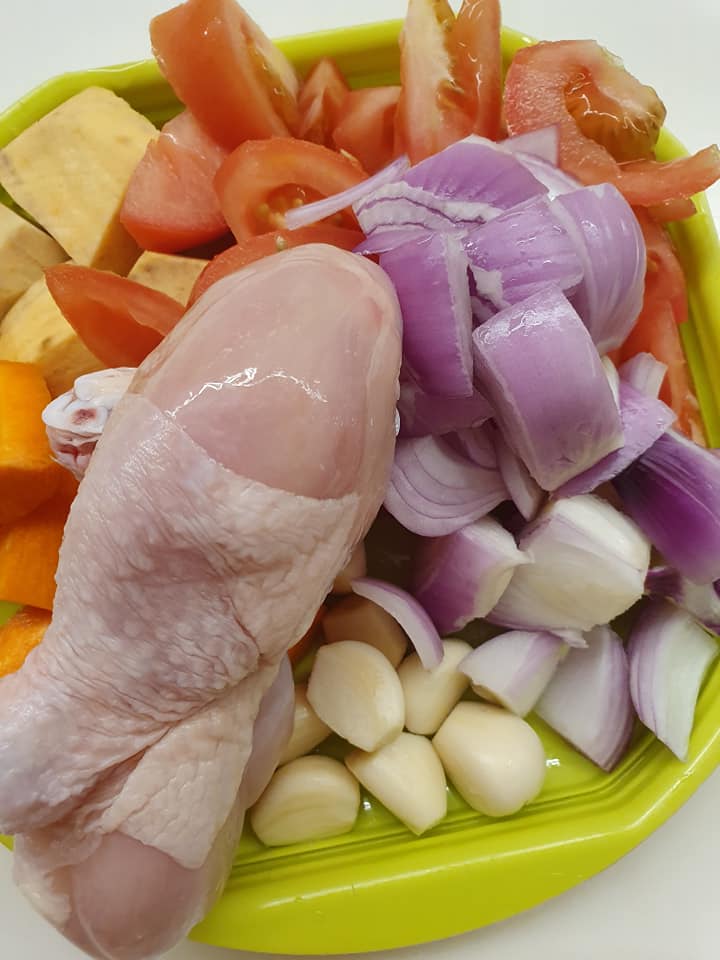 Ingredients for Chicken Veggies Soup