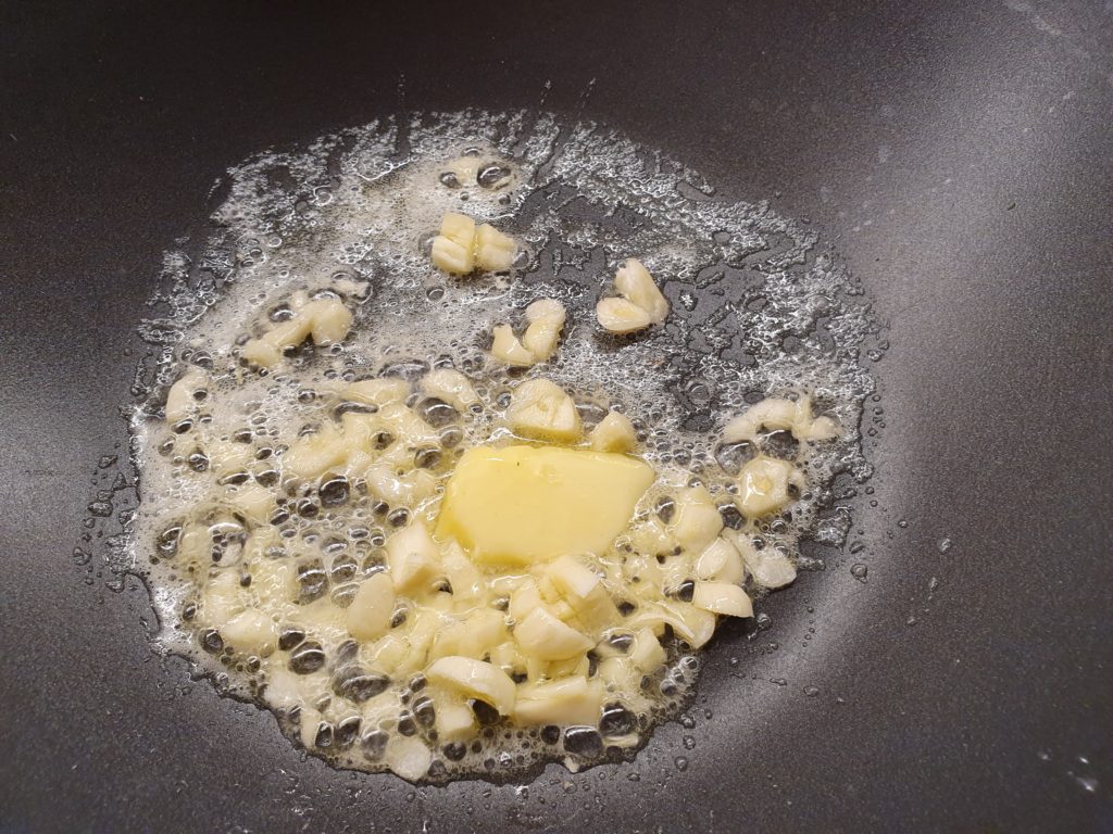 Saute Garlic in Butter