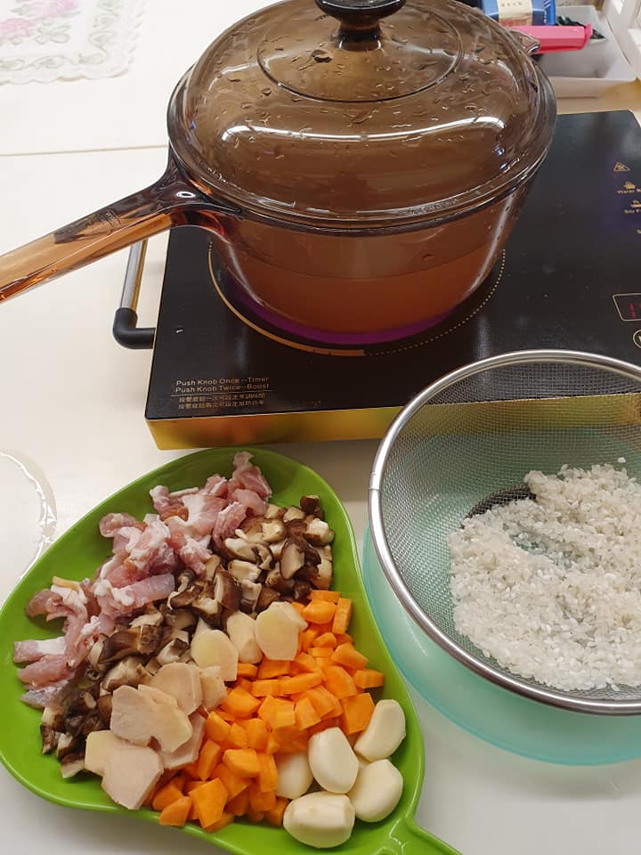 Ingredients for Yummy Nutritious Rice Porridge