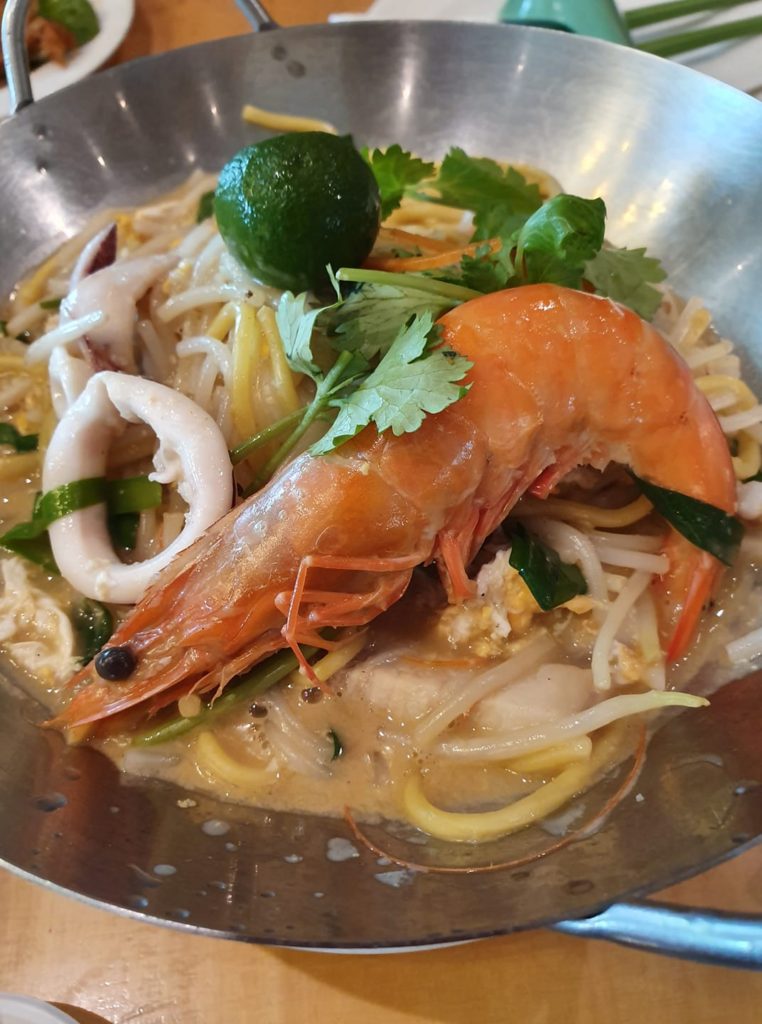 Hokkien Fried Mee with Prawns and Sotong