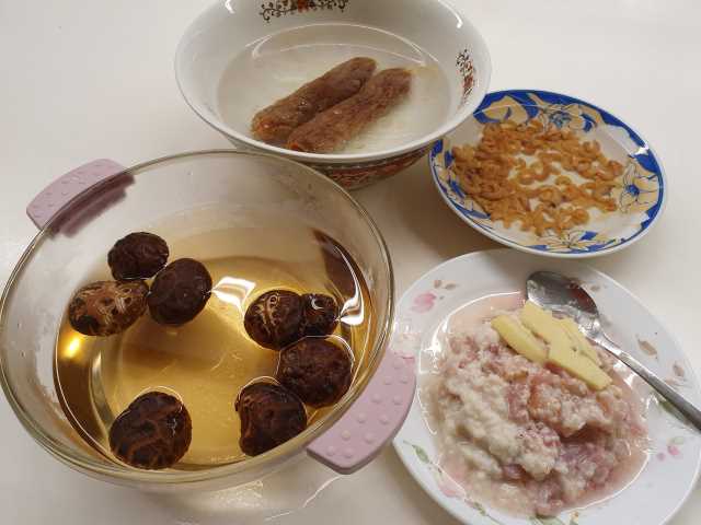 Ingredients for Special Claypot Rice