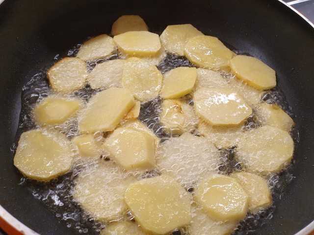 Shallow Fried potatoes